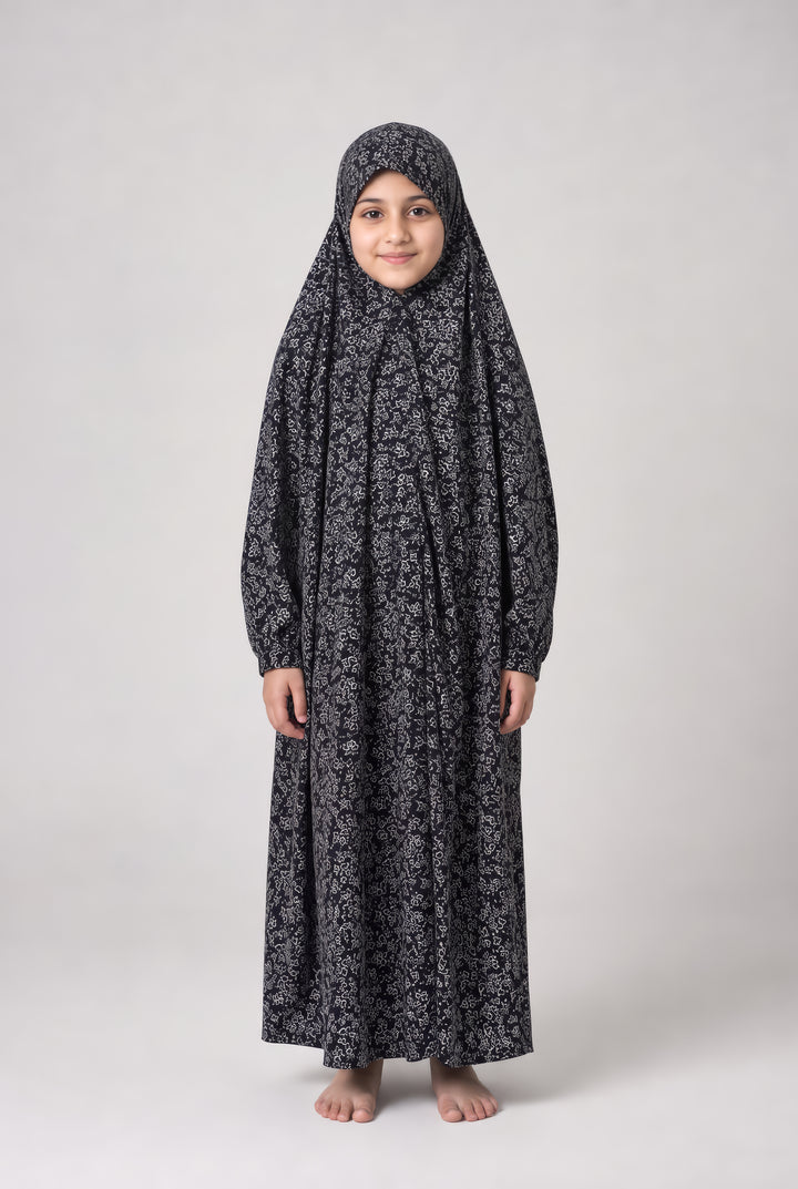 Kids Namaz Chadar - Black