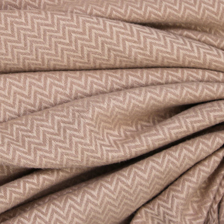 ZigZag Cashmere Hijab - Beige