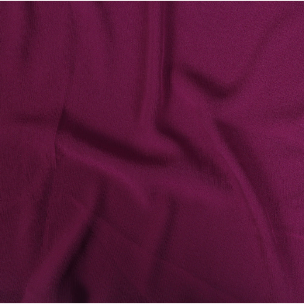 Crinkle Chiffon-Maroon