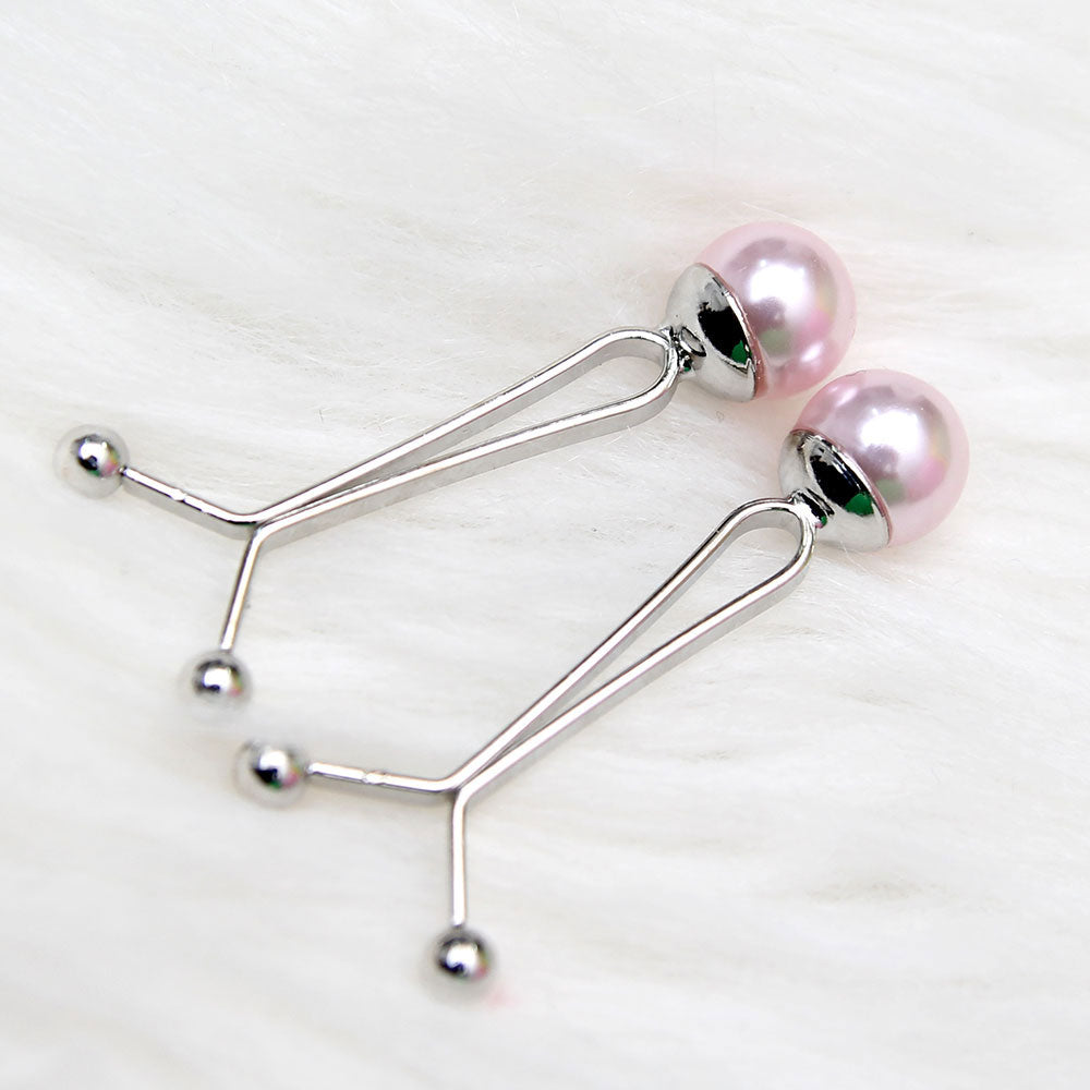 soft pink Scarf pin Z-6