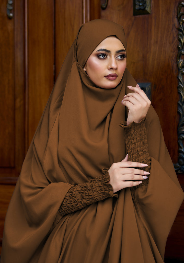 Saudi Jilbab - Brown