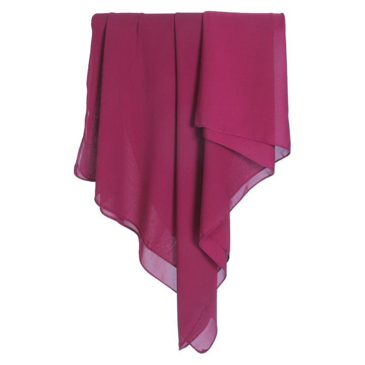 Crinkle Chiffon-Maroon