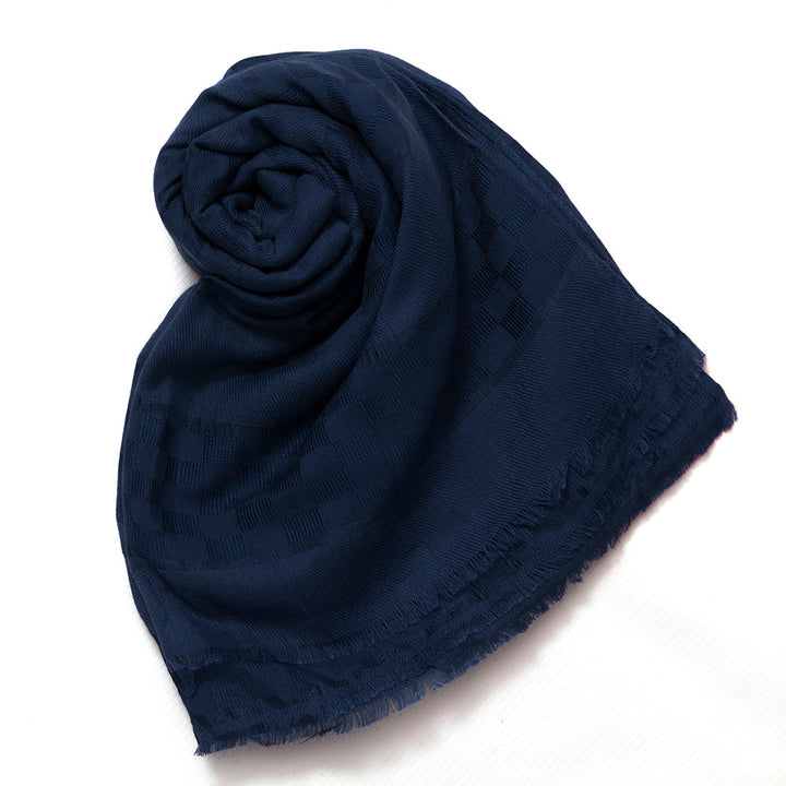 Afareen Cotton Hijab - Navy Blue