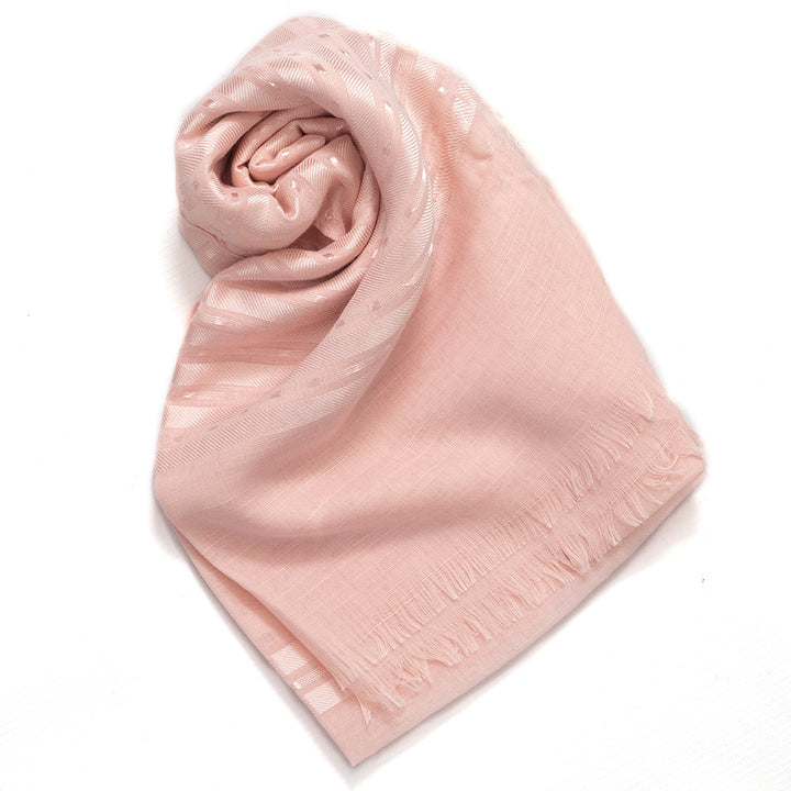 Ava Cotton Hijab - Peach