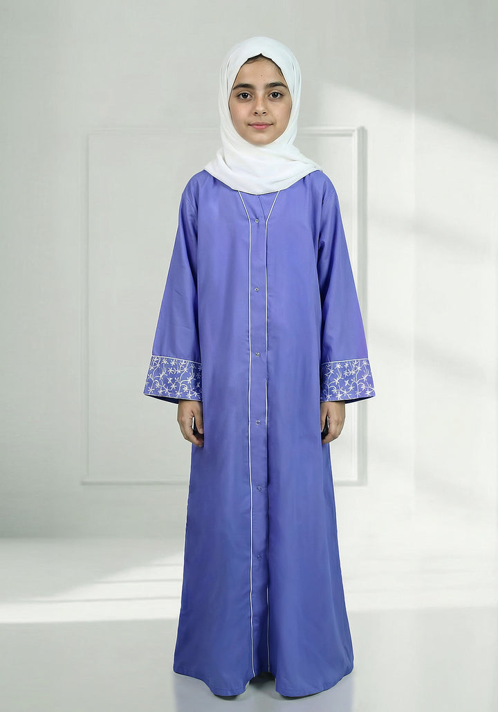 Ferozi Kids Sleeves Embroidery Abaya