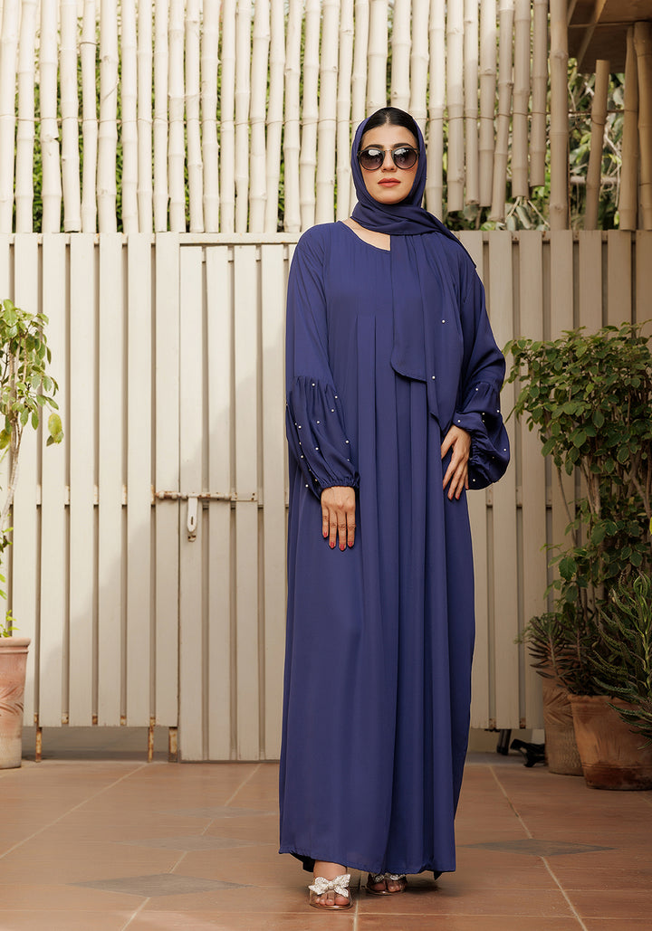 Royal Navy Blue Abaya