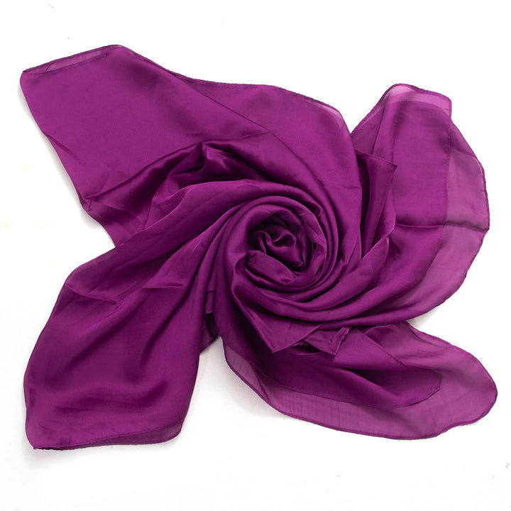Marketa Silk Hijab - Purple