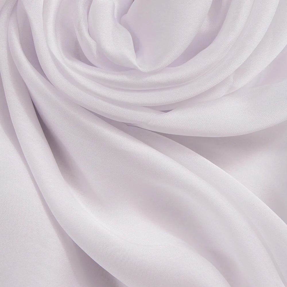 Marketa Silk Hijab - White