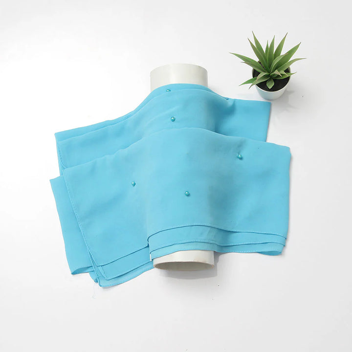 Maya Chiffon Hijabs - Sky Blue