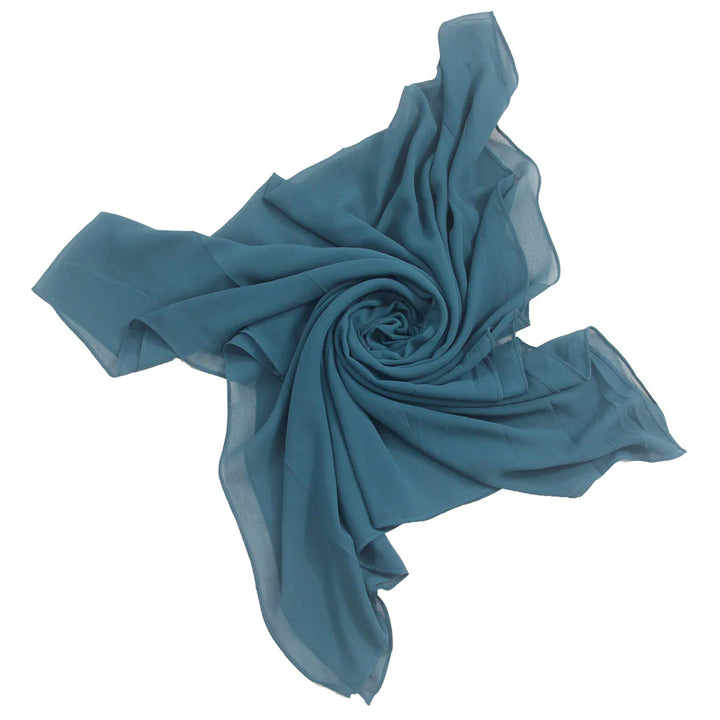 Anahita Chiffon Hijab - Dark Green
