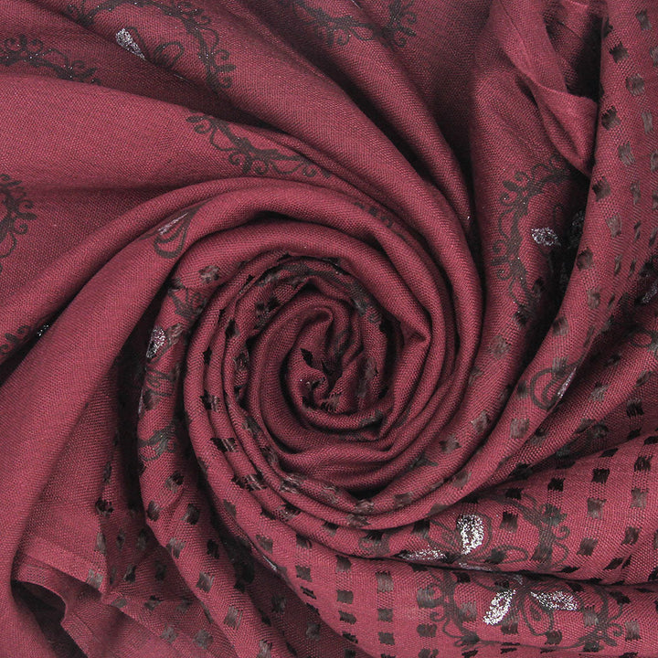 Elsa Turkish Linen HIjab - Maroon