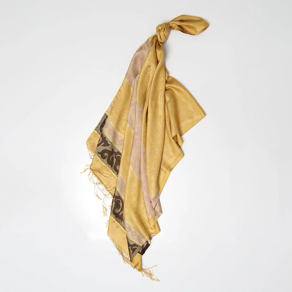 HAREEM SILK HIJAB - Yellow