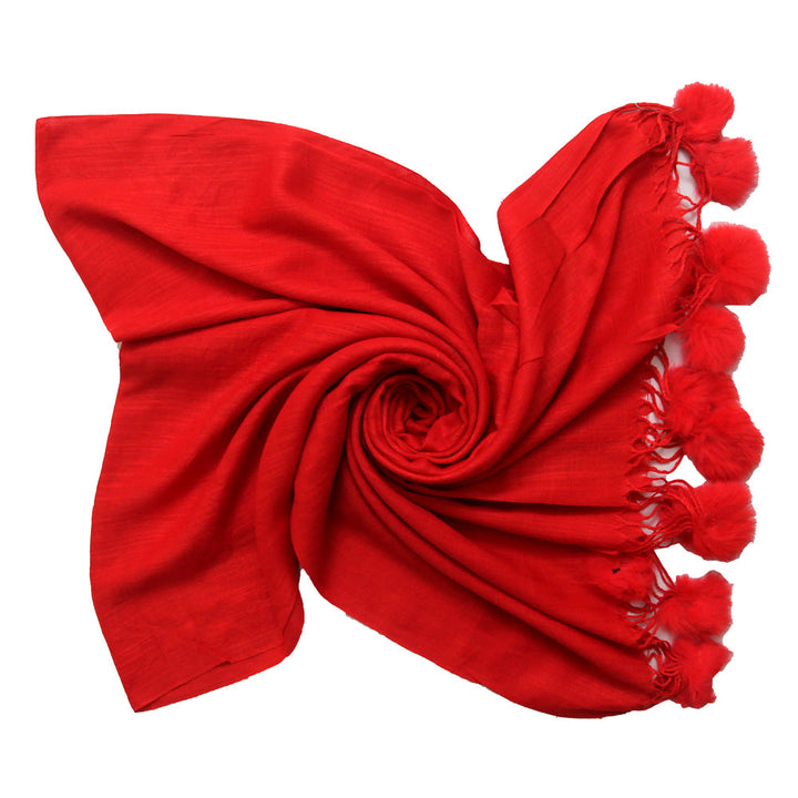 Suria Cashmere Hijab - Red