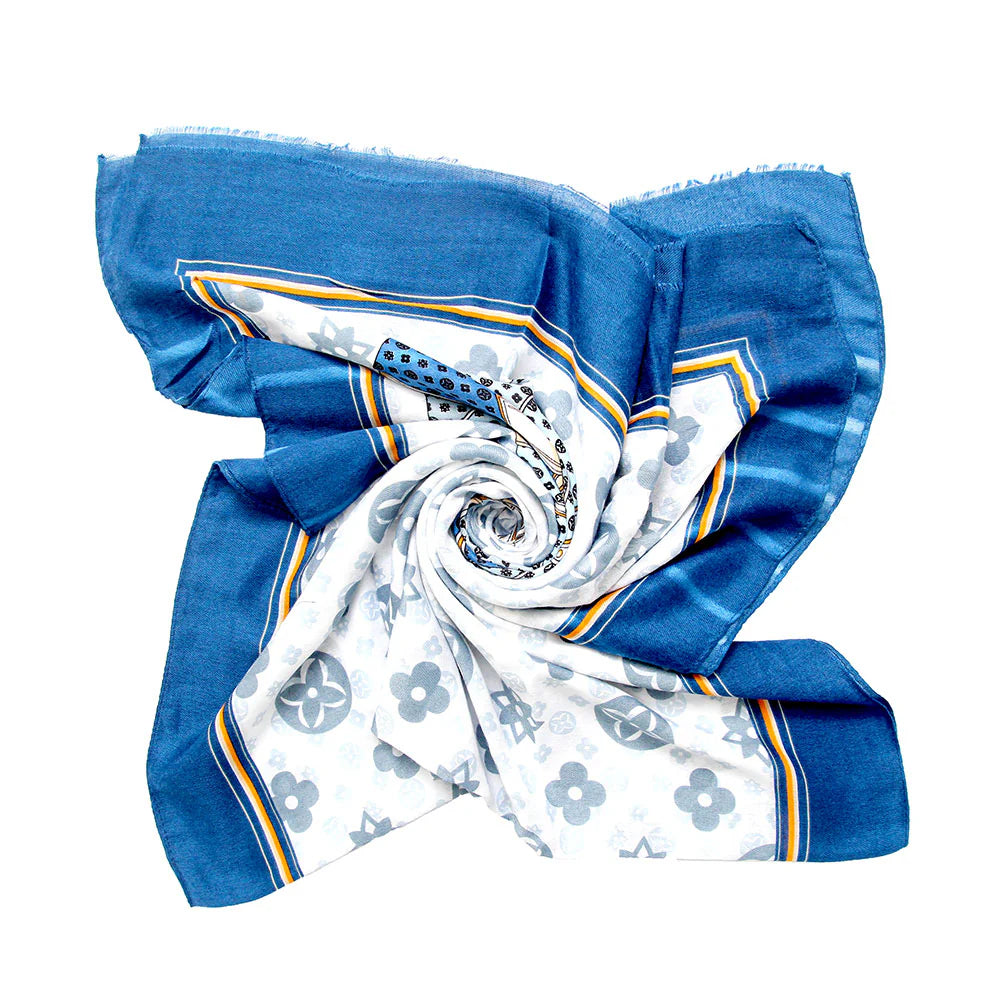 Nabiha Lawn Hijab - Blue