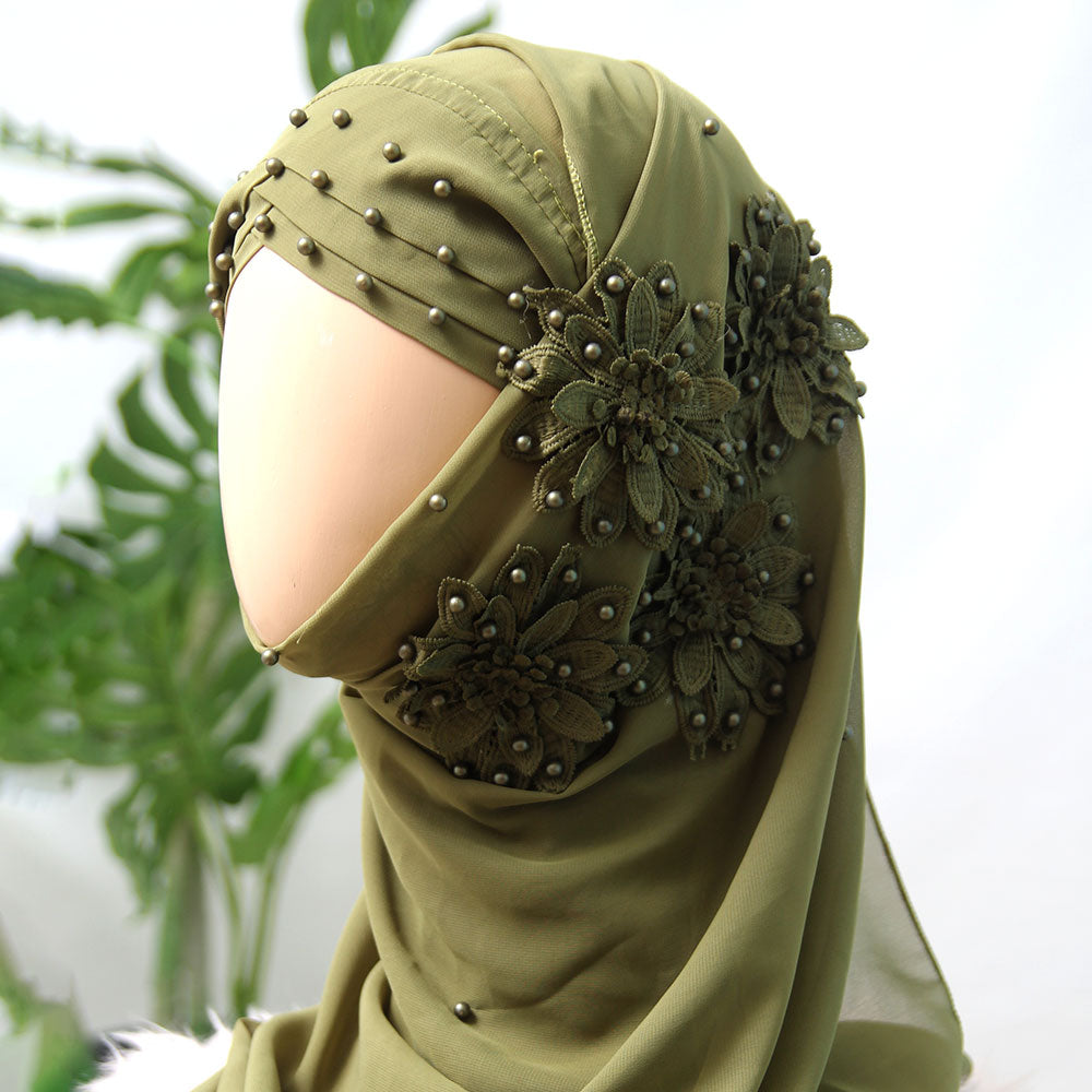 Namra ready to wear Hijab - Green