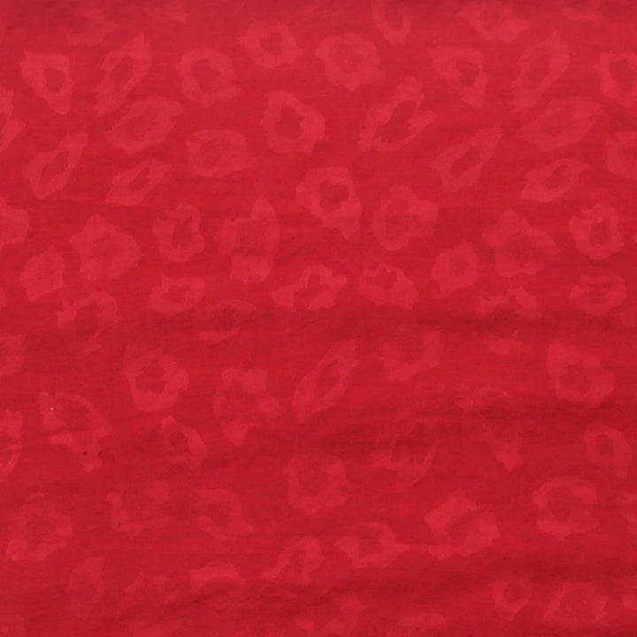 Umaiza Printed Hijab - Wine Red