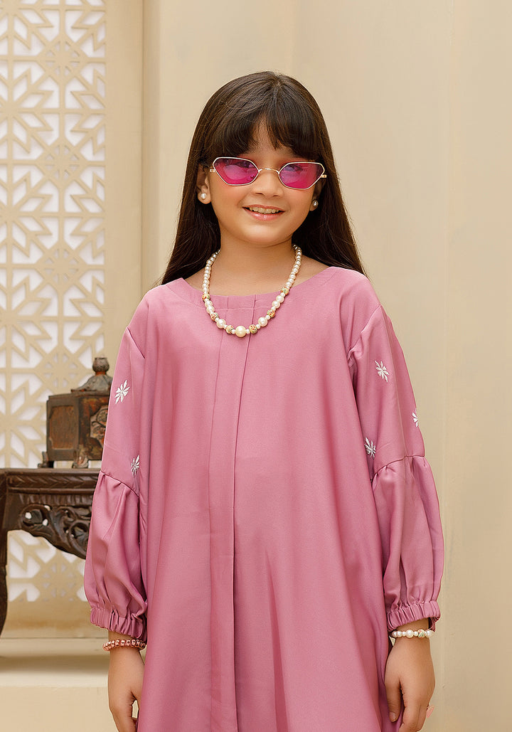 Precious Pink Abaya Kids