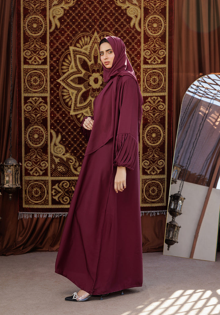 Maroon Summit ABAYA - Signature