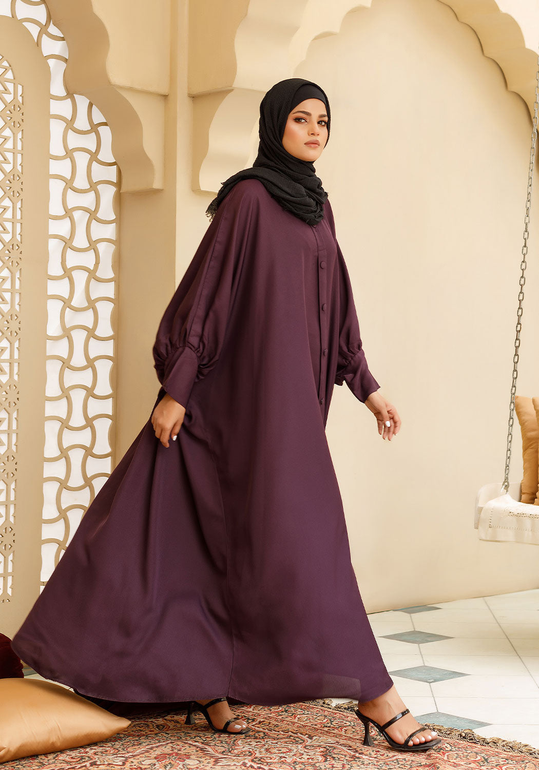 Serene Abaya - Purple