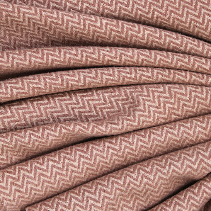 ZigZag Cashmere Hijab - Peanut