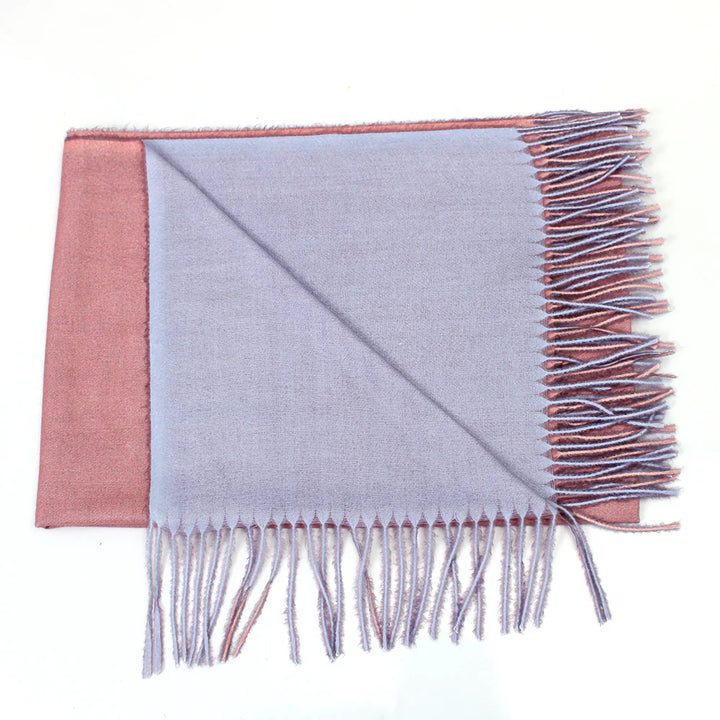 Dual Cashmere Hijab - Pink - Purple