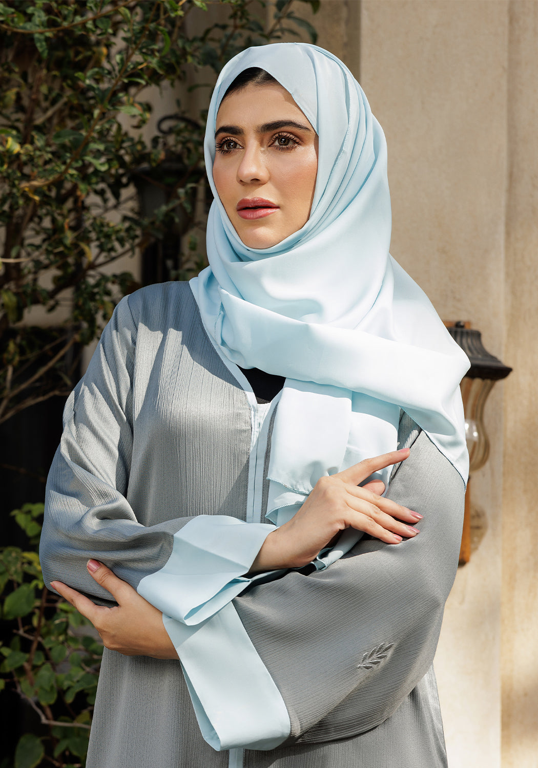 Mistline Luxe Abaya - Skyline