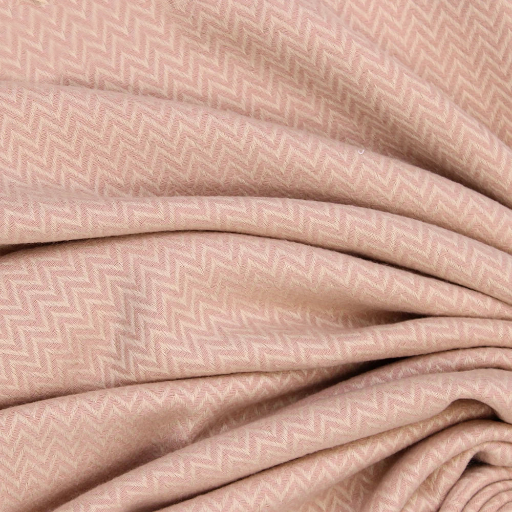 ZigZag Cashmere Hijab - Peach