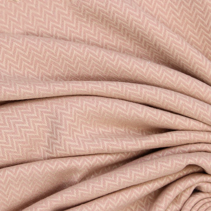 ZigZag Cashmere Hijab - Peach