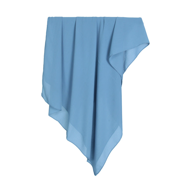 Crinkle Chiffon-Powder Blue