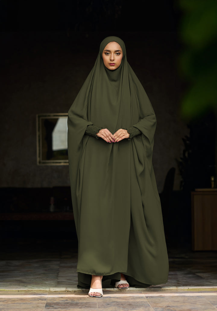 Saudi Jilbab - Olive