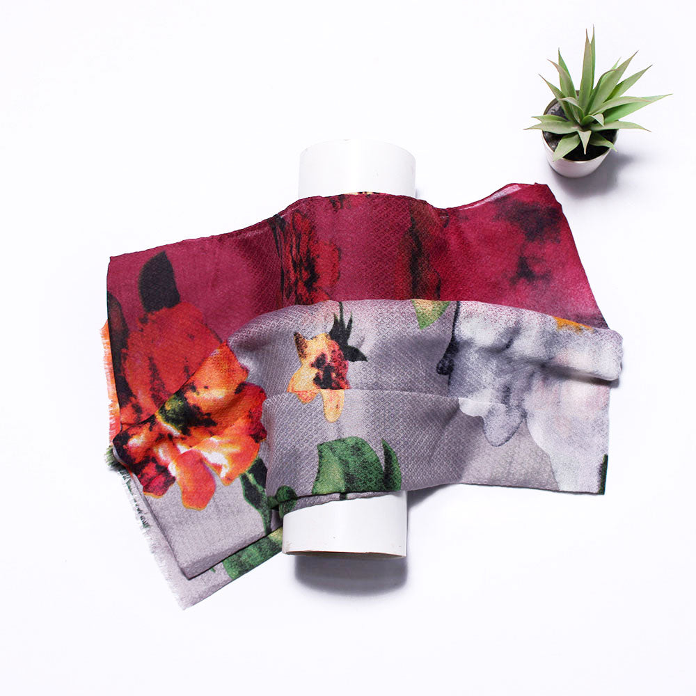 Khanifa Hijab -  Burgundy