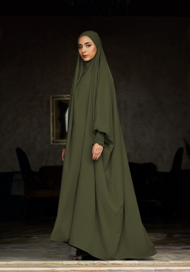 Saudi Jilbab - Olive
