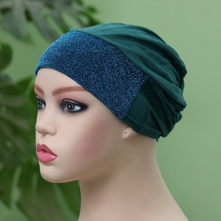 Glitter Hijab Cap