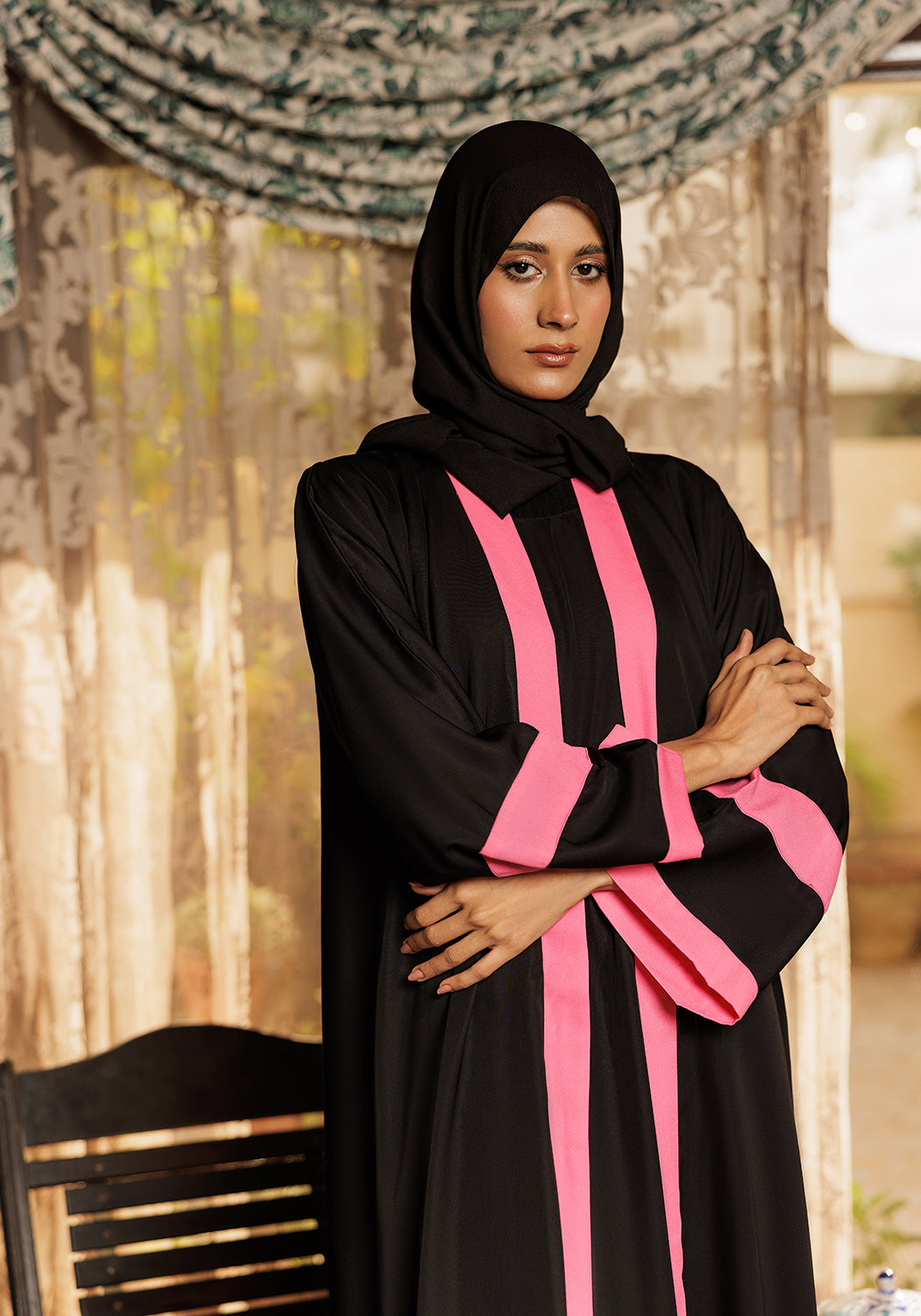 Alluring Fusion Abaya | Serene Threads