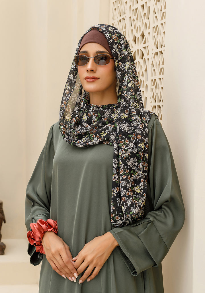 Vintage Green Abaya