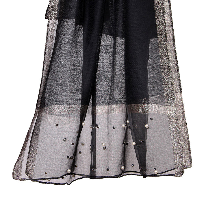 Organza Pearl Black