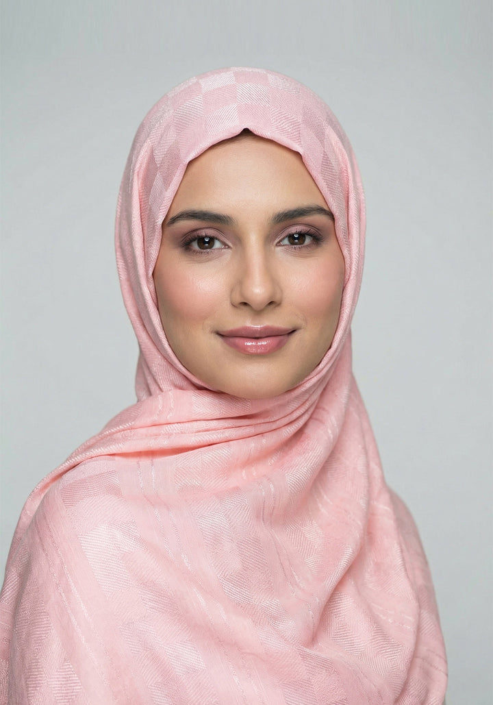 Wardah Cotton Hijab - Baby pink