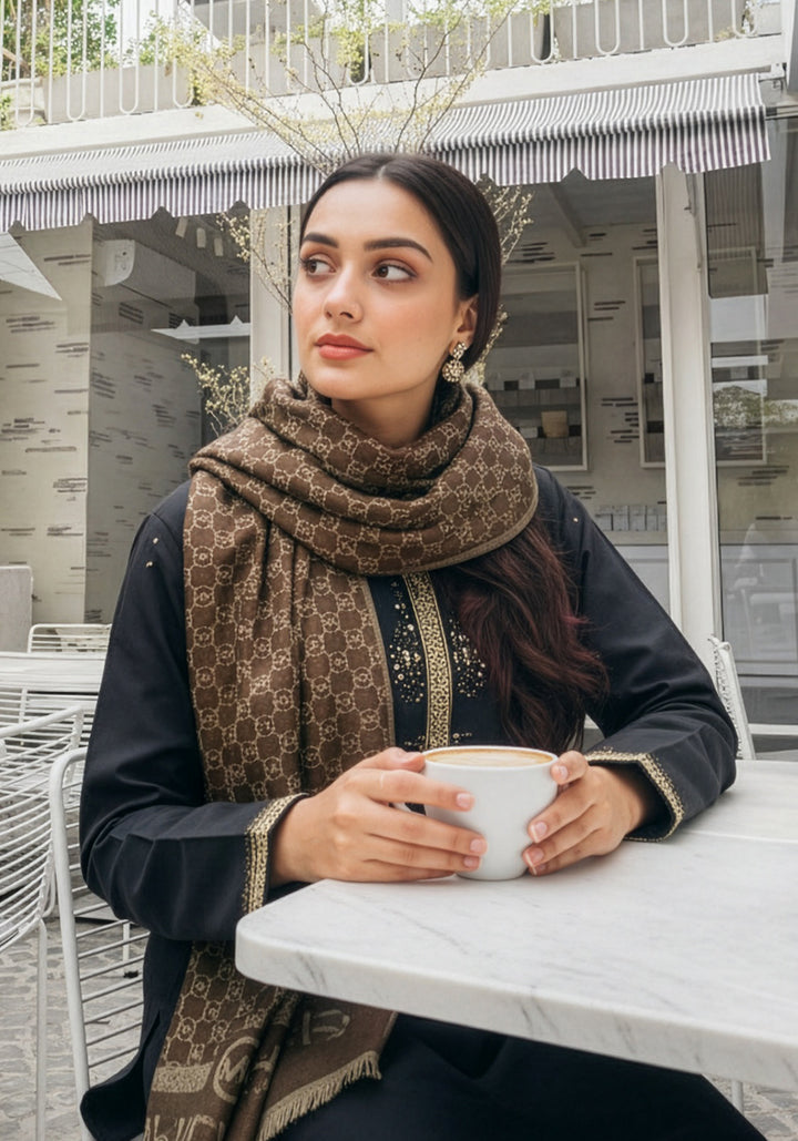 Michael Kors Pashmina Hijab - Brown