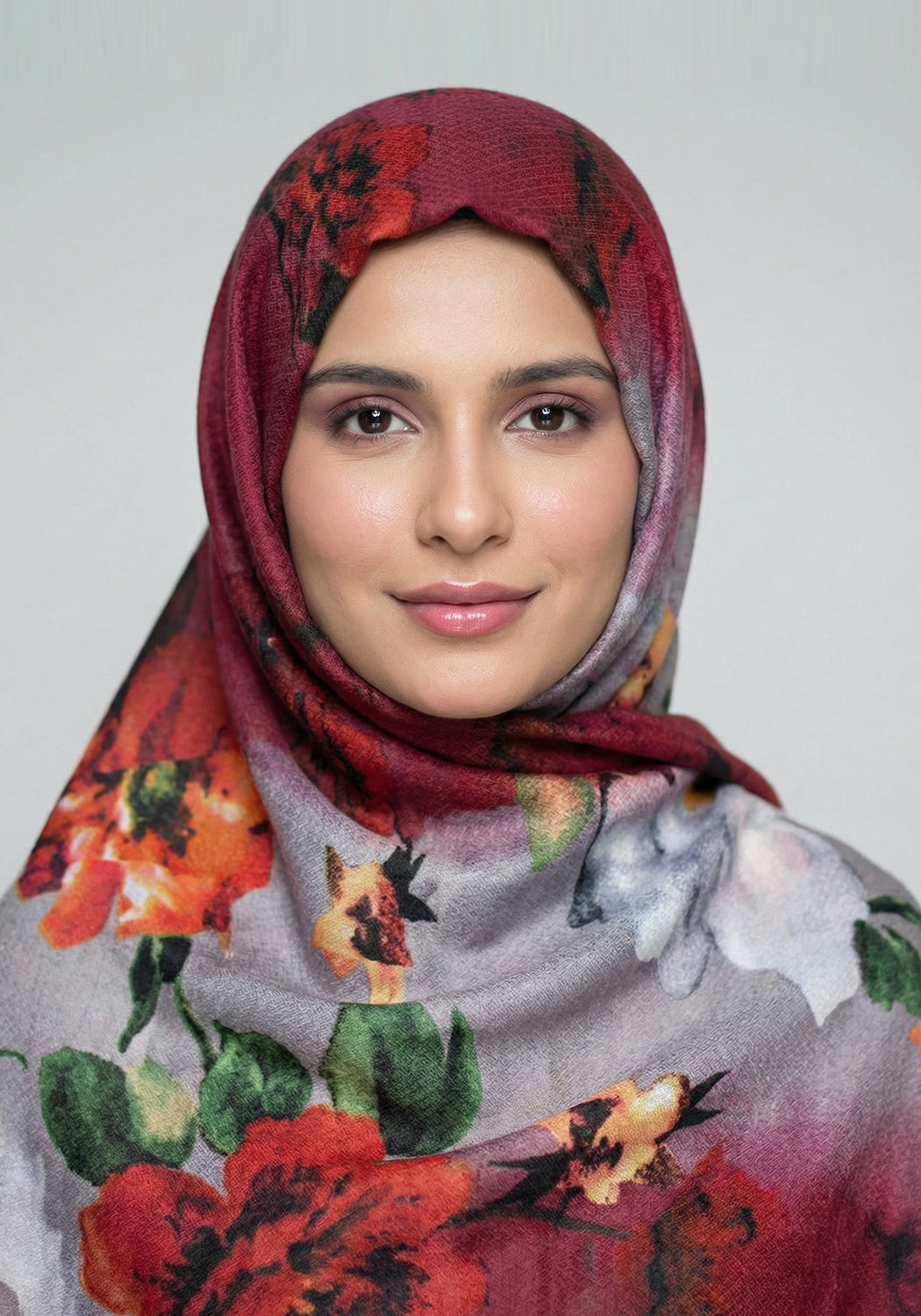 Khanifa Hijab -  Burgundy