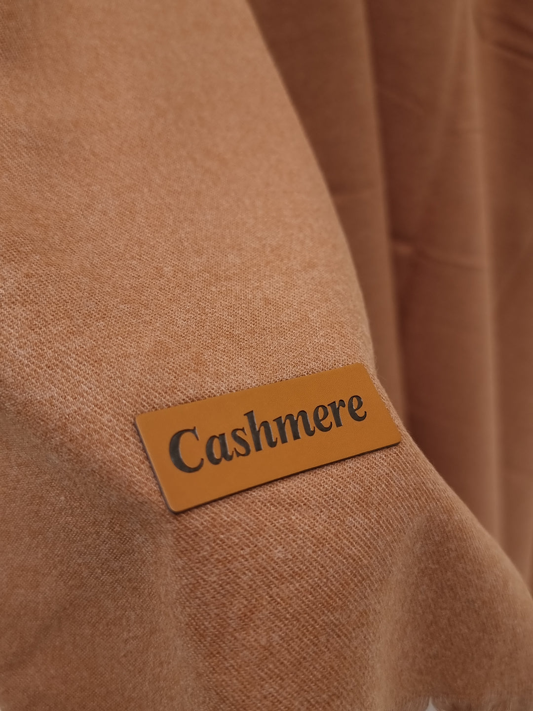 Woolen Cashmere Shawl-Camel