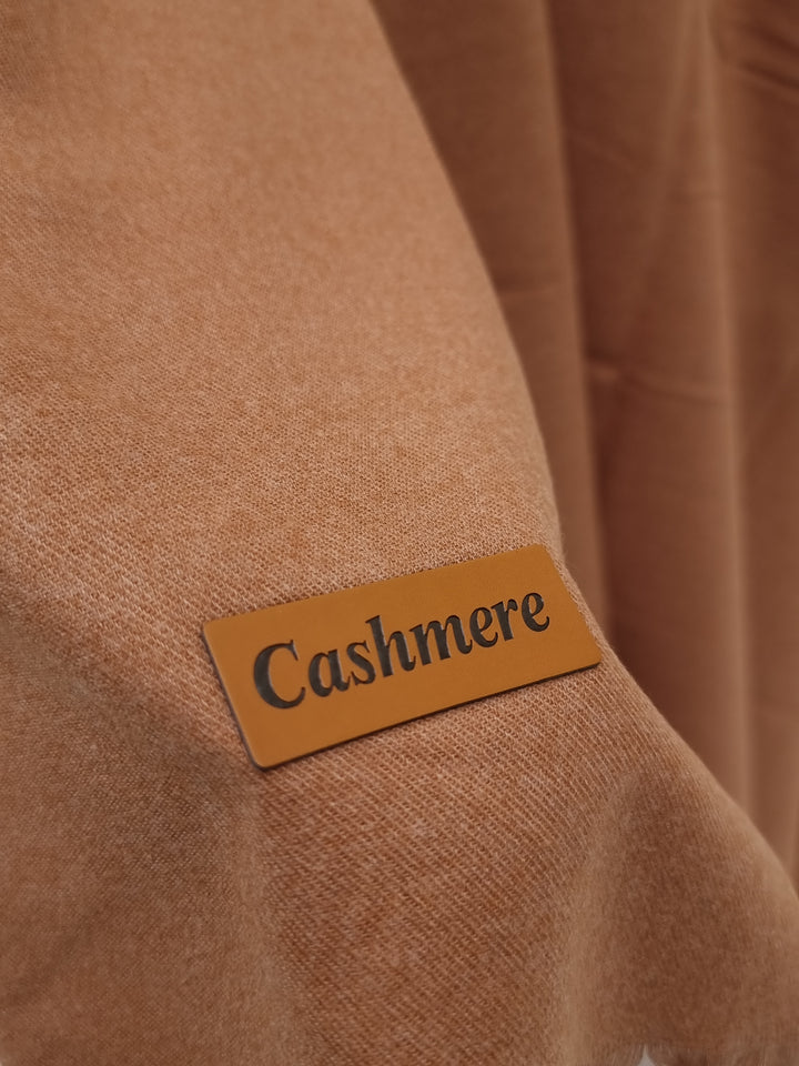 Woolen Cashmere Shawl-Camel