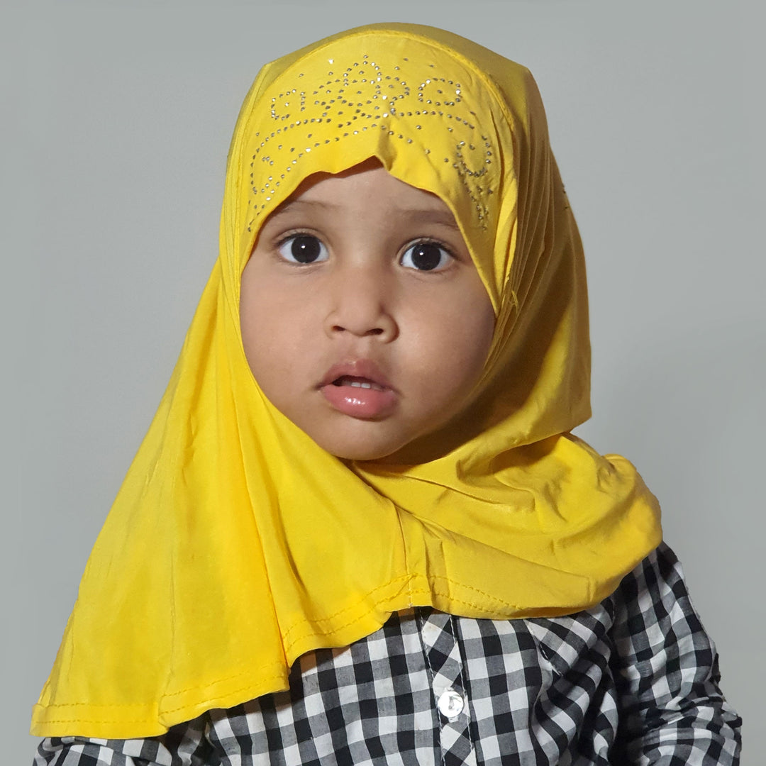 Kids Makhna Pearls - Yellow