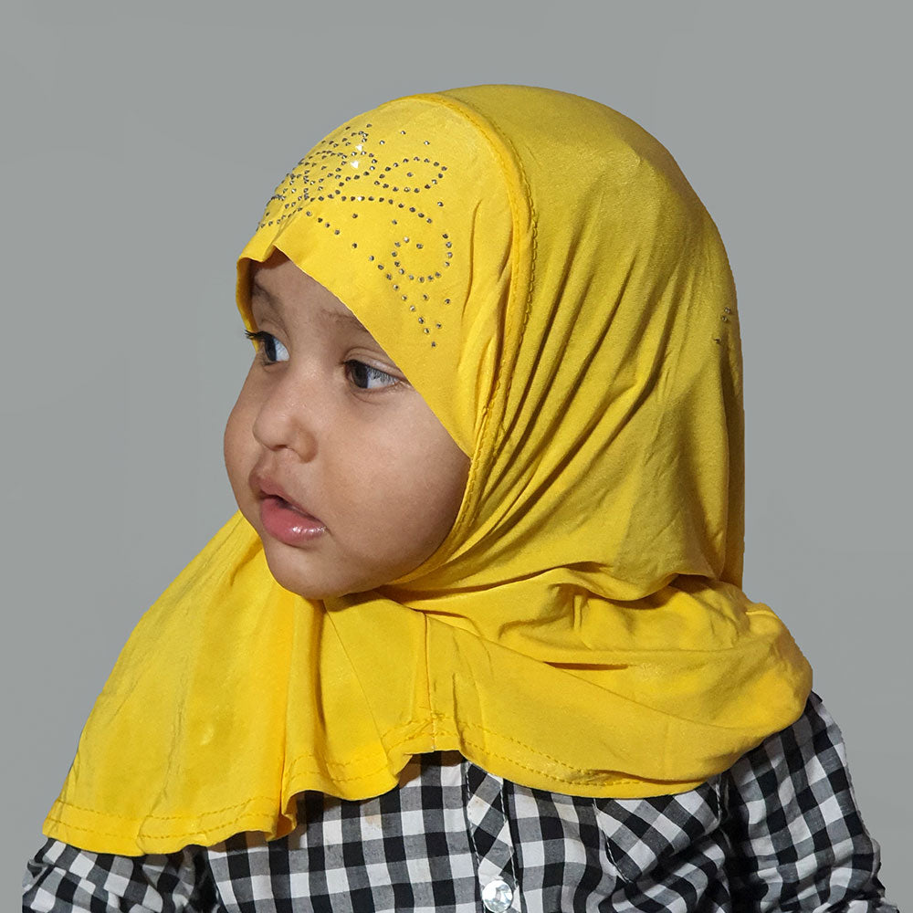 Kids Makhna Pearls - Yellow