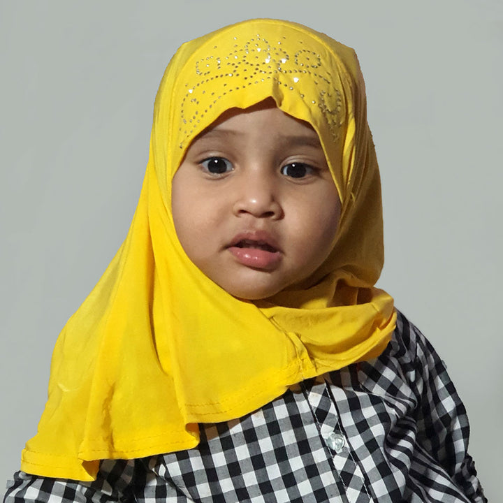 Kids Makhna Pearls - Yellow