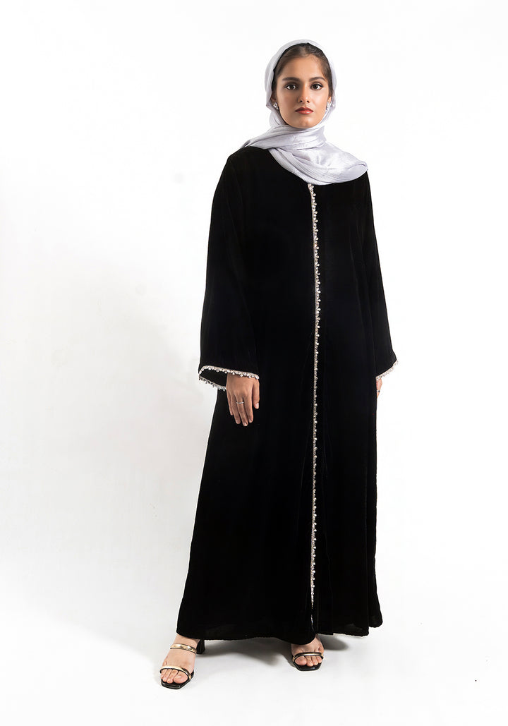 Velvet Abaya - Black