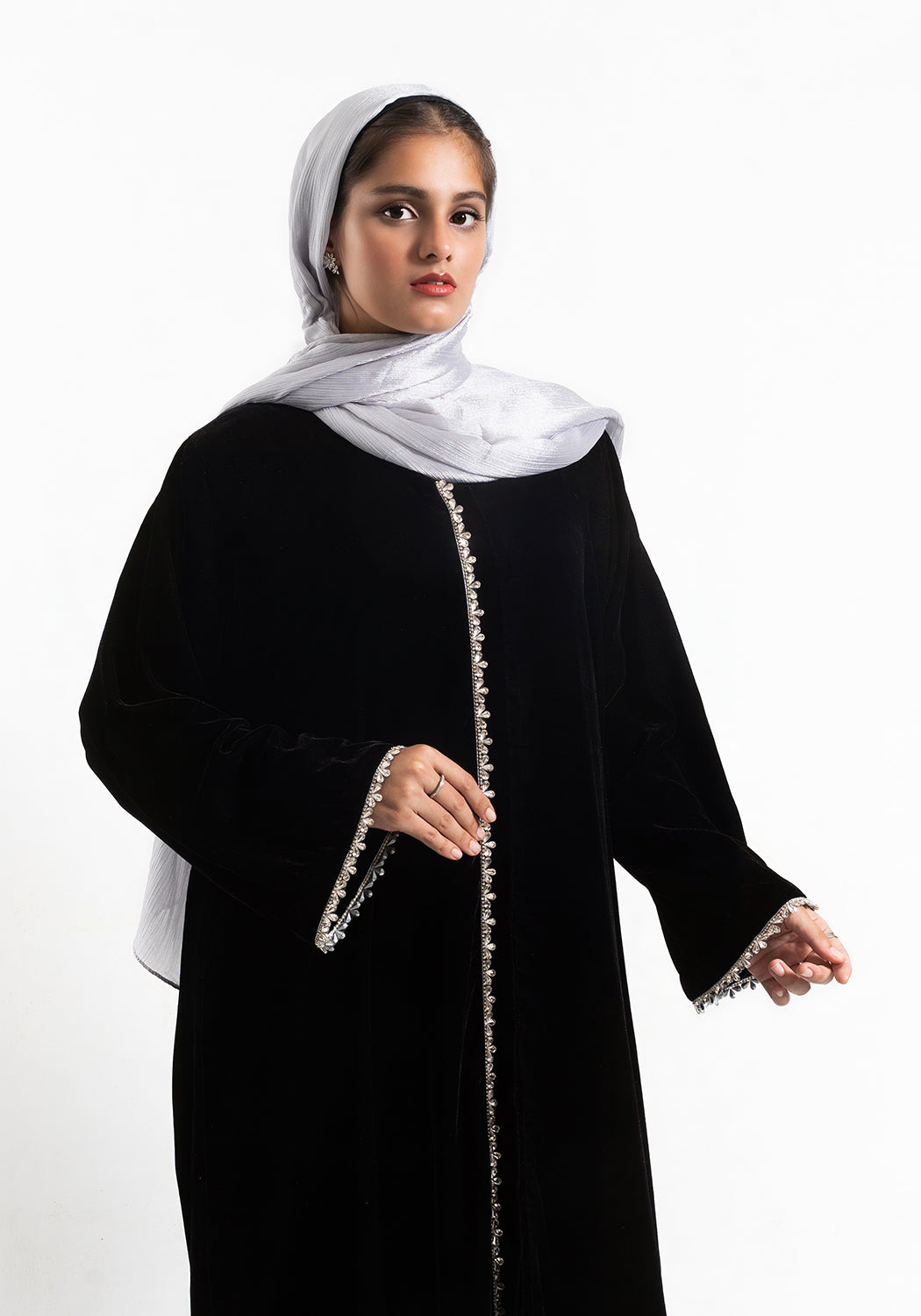 Velvet Abaya - Black