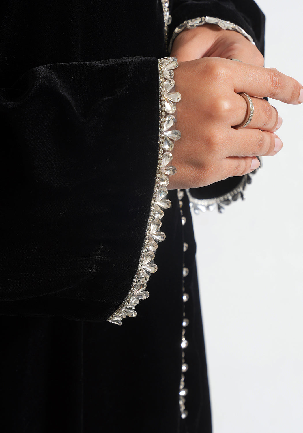 Velvet Abaya - Black