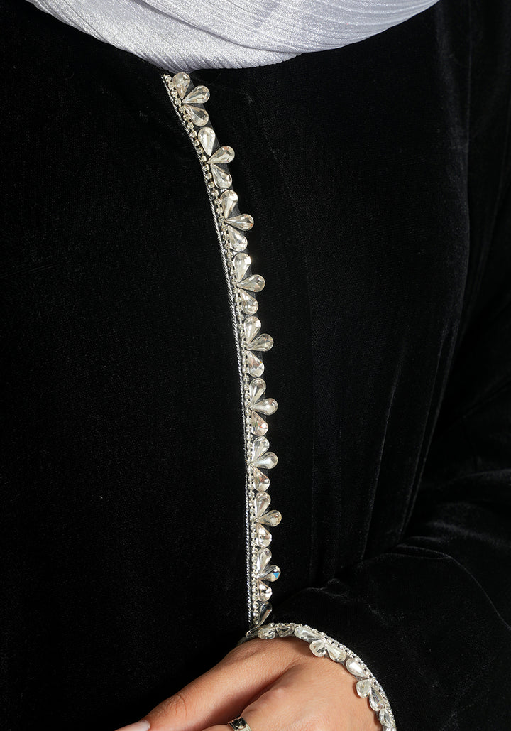 Velvet Abaya - Black