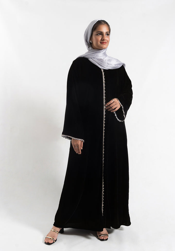 Velvet Abaya - Black