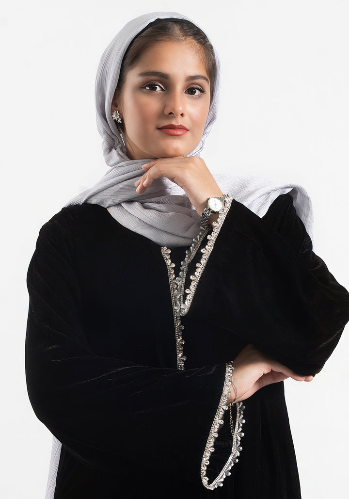 Velvet Abaya - Black